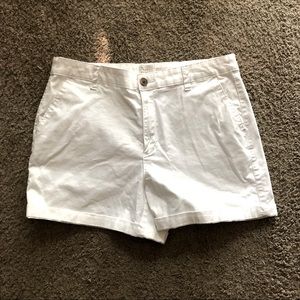 White Denim Shorts